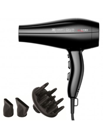 Фен GaMa Diva Ionic 3D THERAPY 2300Вт з іонізацією та керамікою (GH3536)